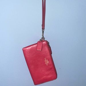Coach Wristlet (red)
